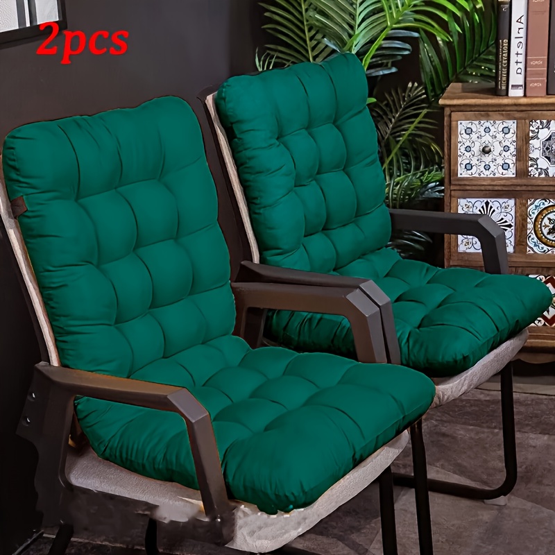 Outdoor Furniture Without Cushions - 2pcs Thickened Polyester Recreational Chair Cushion