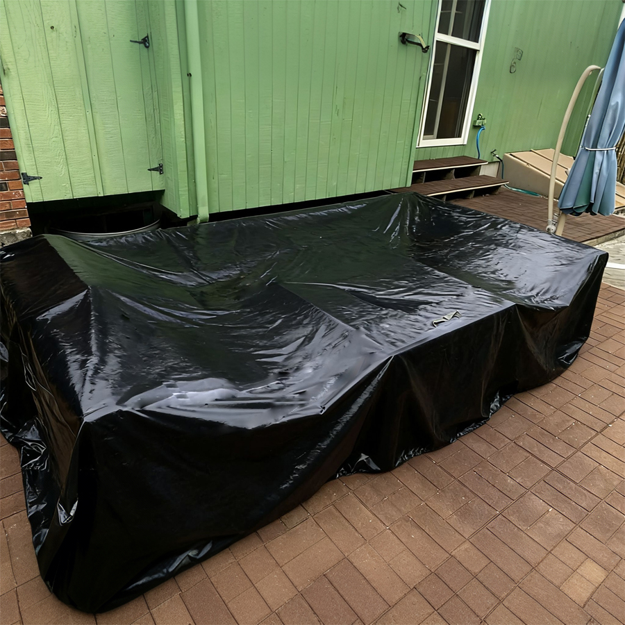 Outdoor Furniture Cover Xl - PVC Outdoor Furniture Cover Sunscreen Rainproof