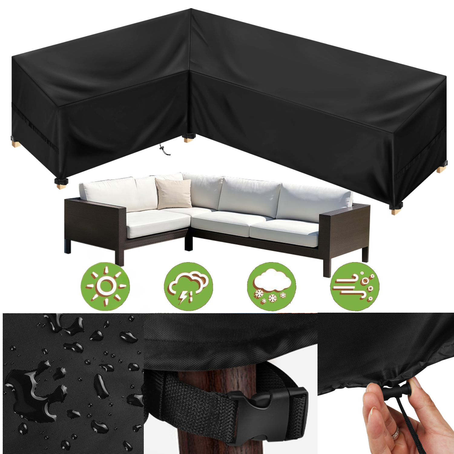 Outdoor Waterproof Sectional S - Outdoor Furniture Cover Xl บทวิจารณ์และราคา