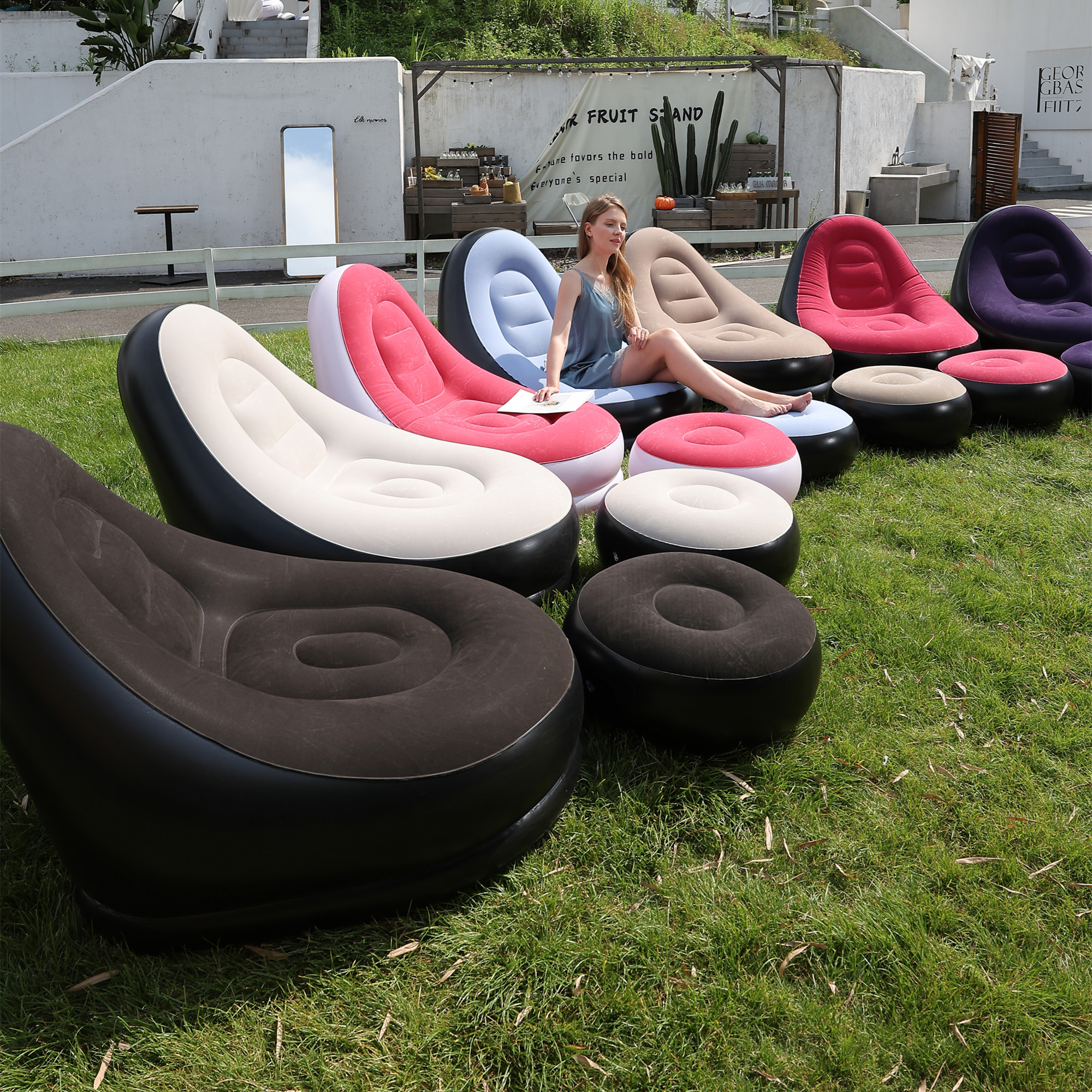 Lazy Couch Sofas Inflatable Ch - Outdoor Furniture Designer บทวิจารณ์และราคา
