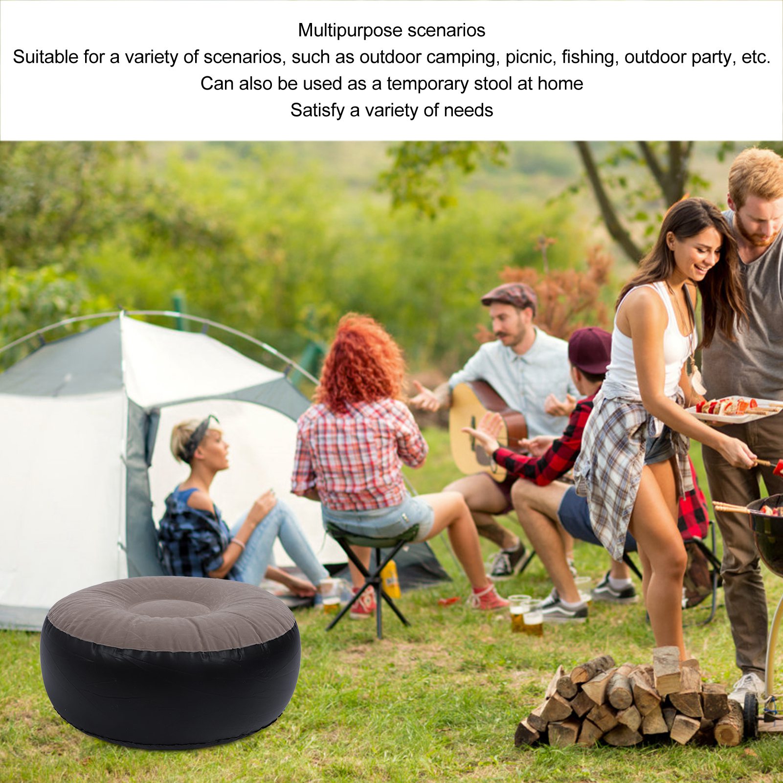 Inflatable Flocking Stool Mult - Outdoor Furniture Designer บทวิจารณ์และราคา