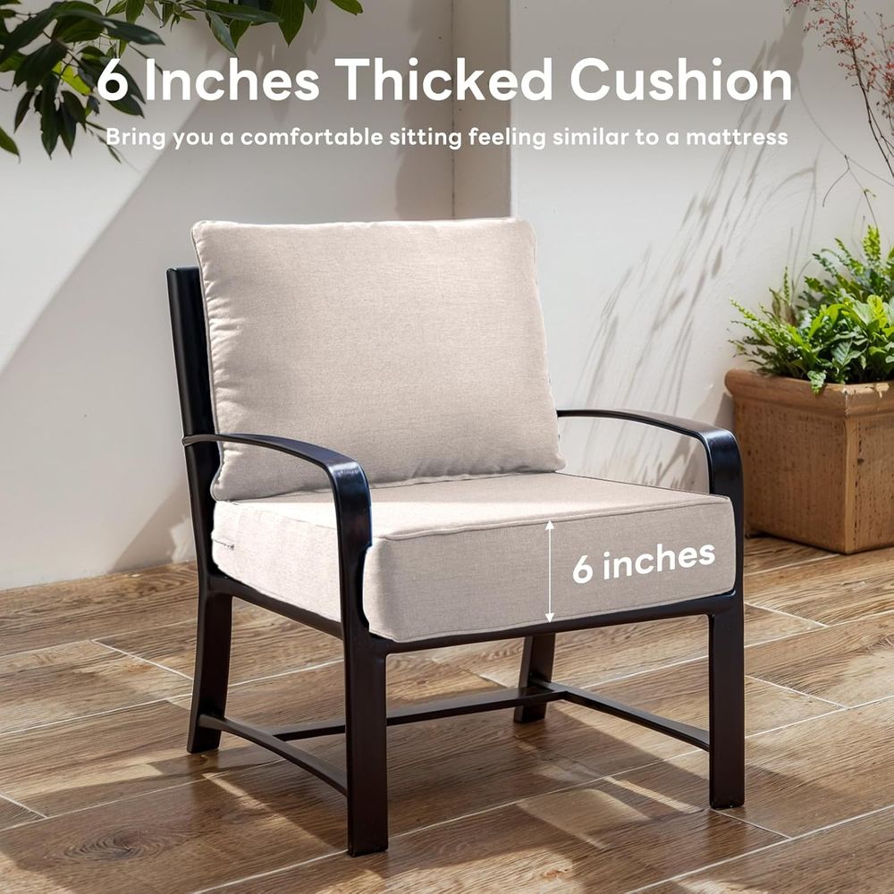 Thick Outdoor Chair Cushions - - Outdoor Furniture Cushions 24 X 24 บทวิจารณ์และราคา