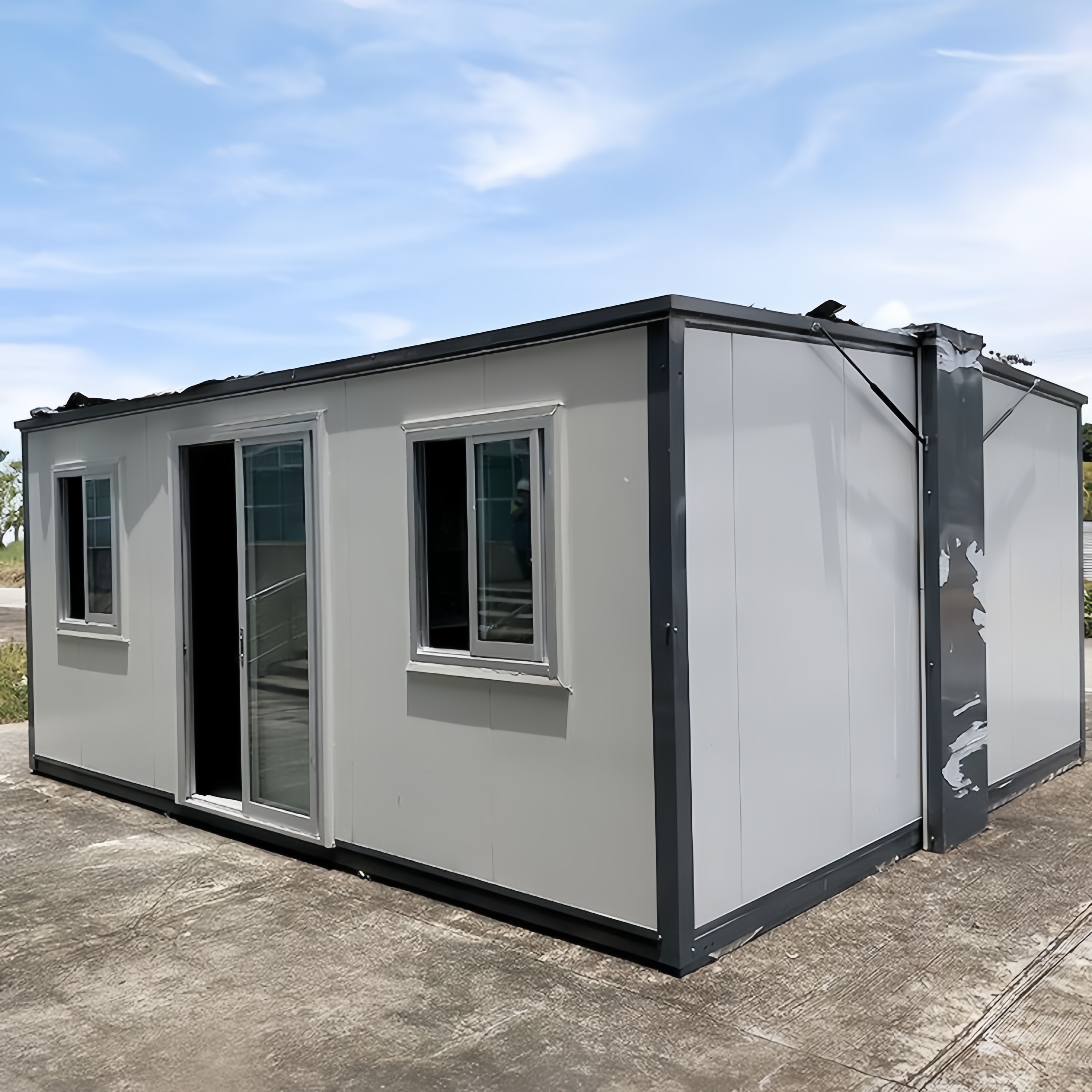 30FT Movable Modular Cabin Por - Outdoor Furniture Metal บทวิจารณ์และราคา