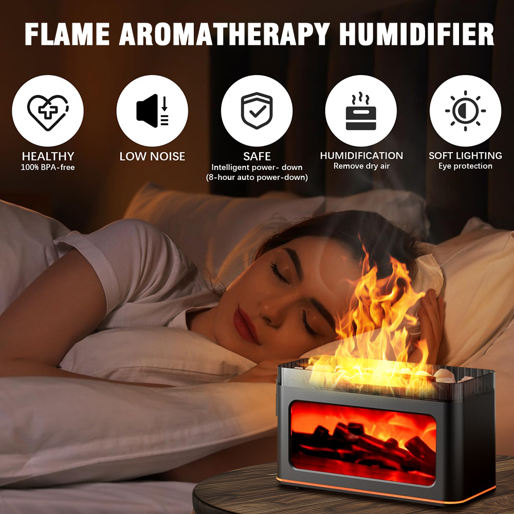 USB Desktop 3D Flame Aroma Dif - Outdoor Furniture Oil บทวิจารณ์และราคา