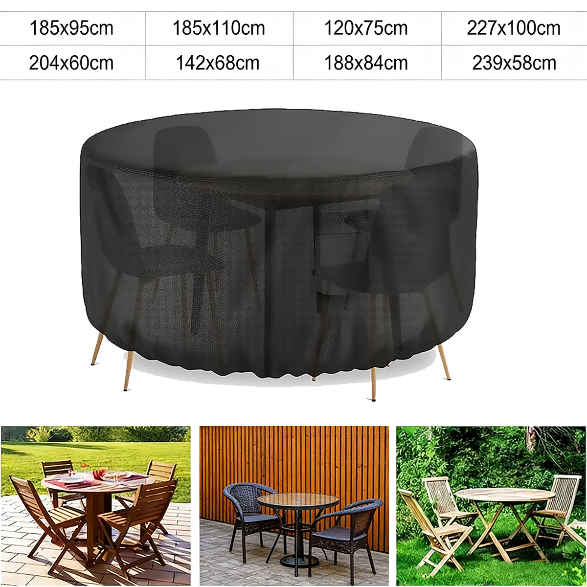 Multi Size Round Patio Furnitu - Outdoor Furniture Designer บทวิจารณ์และราคา