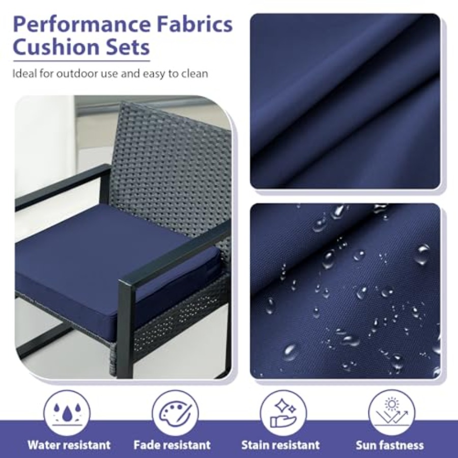 Outdoor Chair Cushions Set of  - Outdoor Furniture Without Cushions บทวิจารณ์และราคา