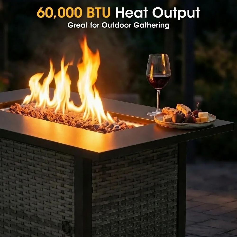 5-Piece Patio Furniture Set wi - Outdoor Furniture And Fire Pit บทวิจารณ์และราคา