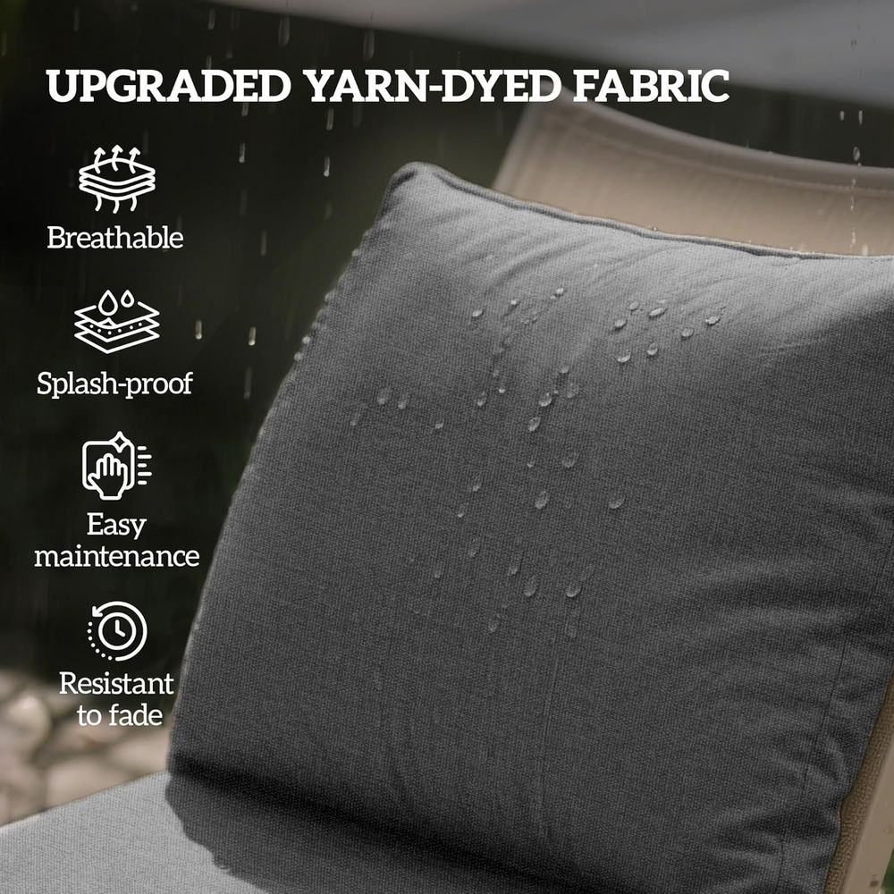 Weather-Resistant Outdoor Chai - Outdoor Furniture Cushions 24 X 24 บทวิจารณ์และราคา