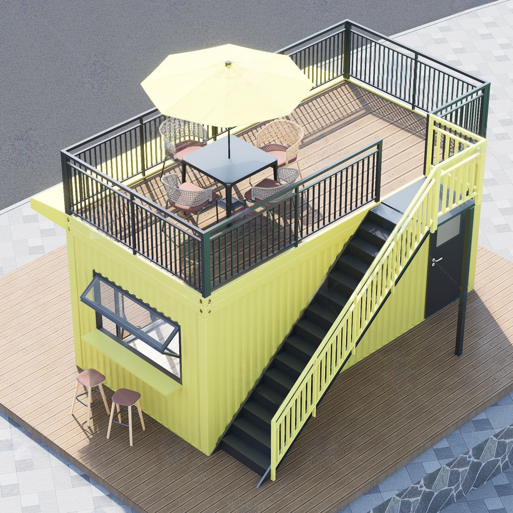 Container House 2 3 Bedrooms L - Outdoor Furniture Metal บทวิจารณ์และราคา