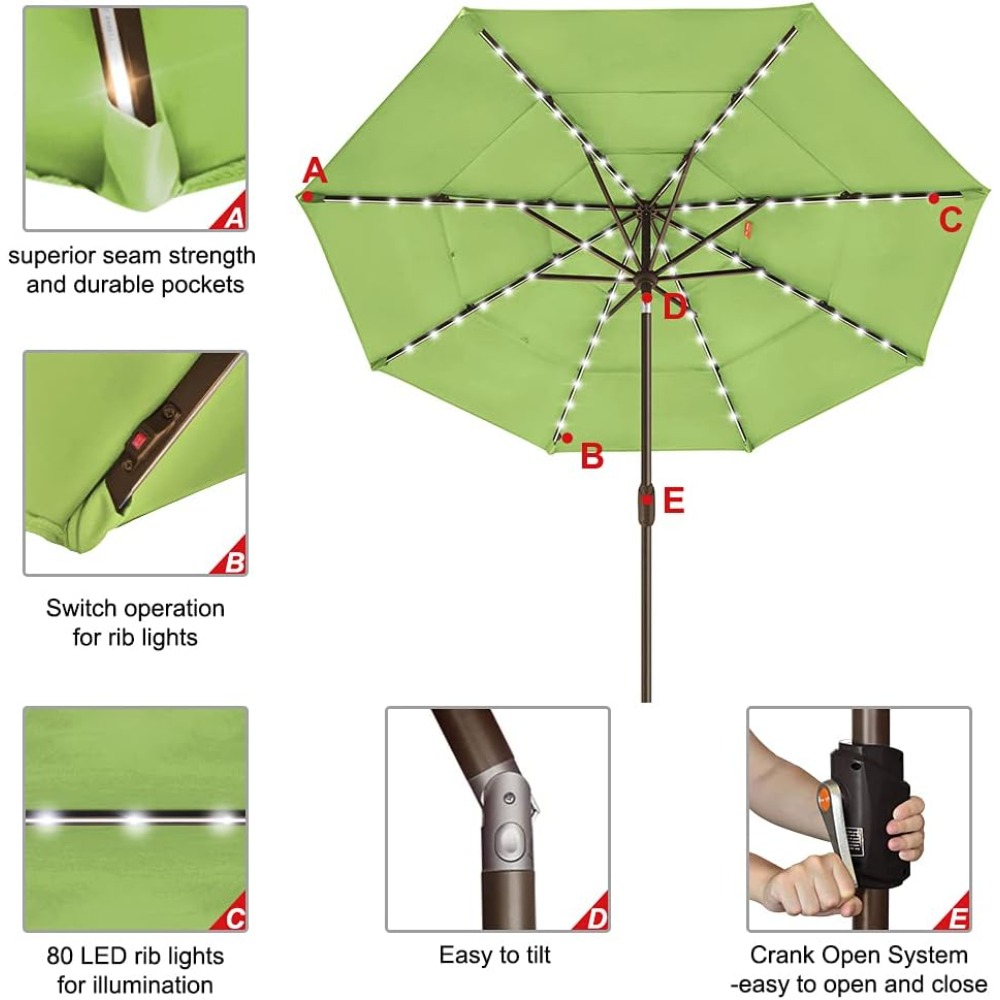 USA 10-Year-Non-Fading Solar 9 - Outdoor Furniture Year Round บทวิจารณ์และราคา