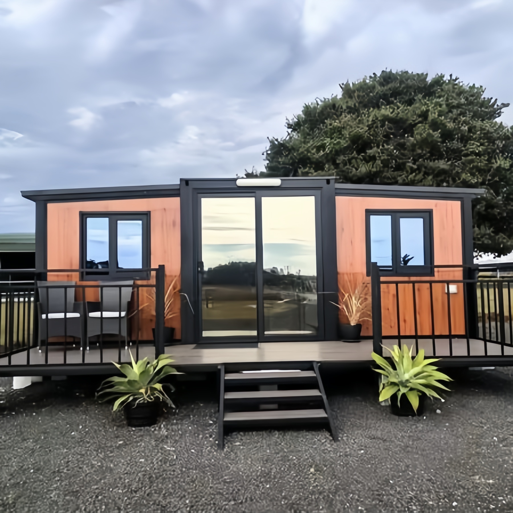 40FT Expandable Modular Prefab - Outdoor Furniture Metal บทวิจารณ์และราคา