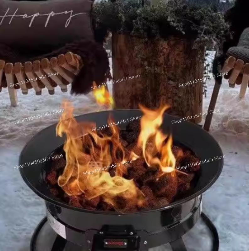 Portable Propane Fire Pit 58,0 - Outdoor Furniture And Fire Pit บทวิจารณ์และราคา