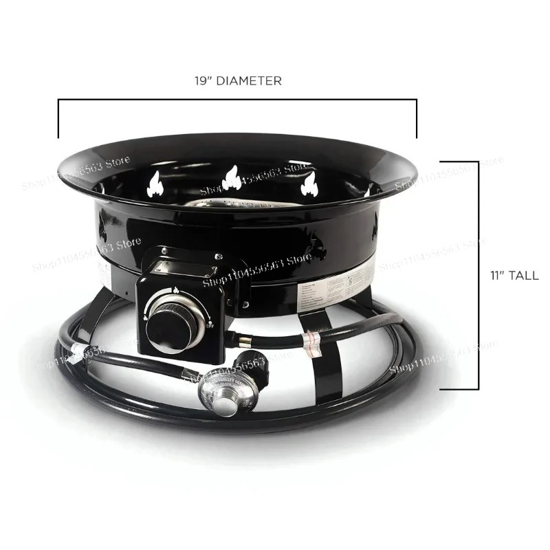 Portable Propane Fire Pit 58,0 - Outdoor Furniture And Fire Pit บทวิจารณ์และราคา
