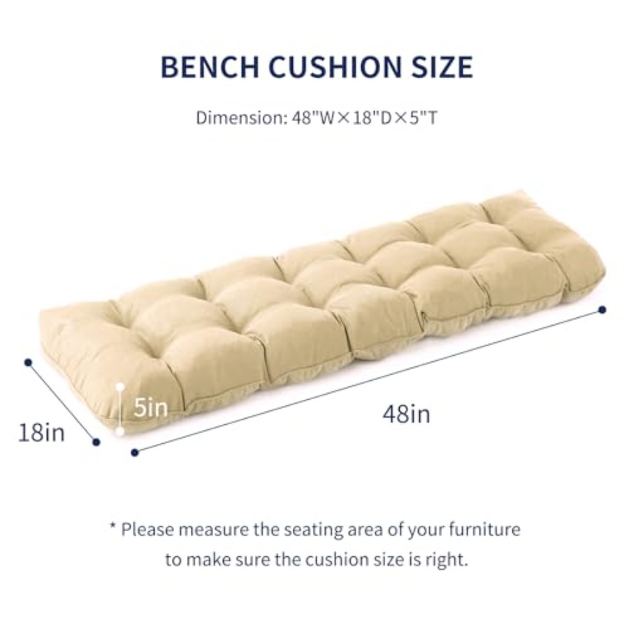 Outdoor Bench Cushion,,Waterpr - Outdoor Furniture Without Cushions บทวิจารณ์และราคา