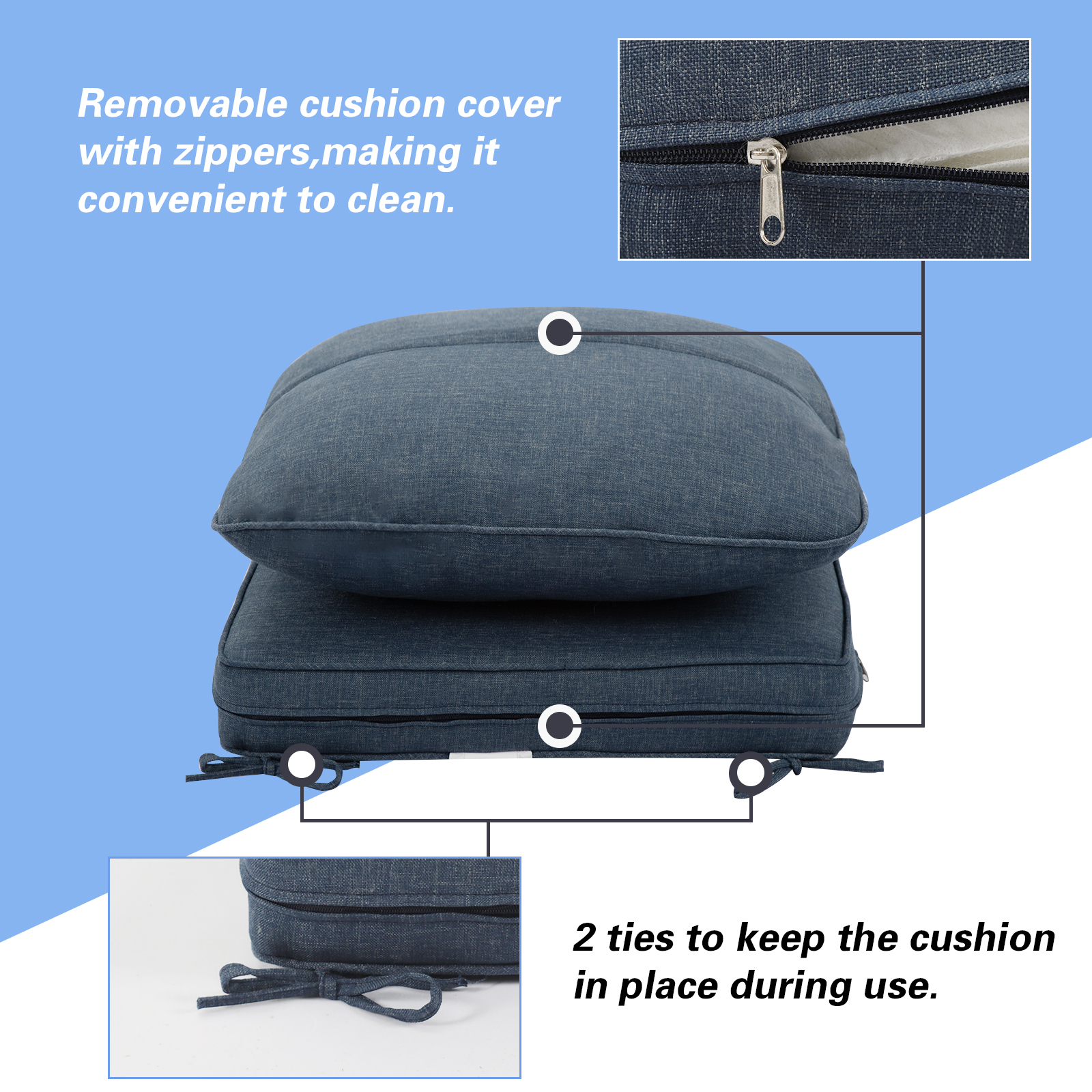 Outdoor Deep Seat Cushions for - Outdoor Furniture Cushions 24 X 24 บทวิจารณ์และราคา