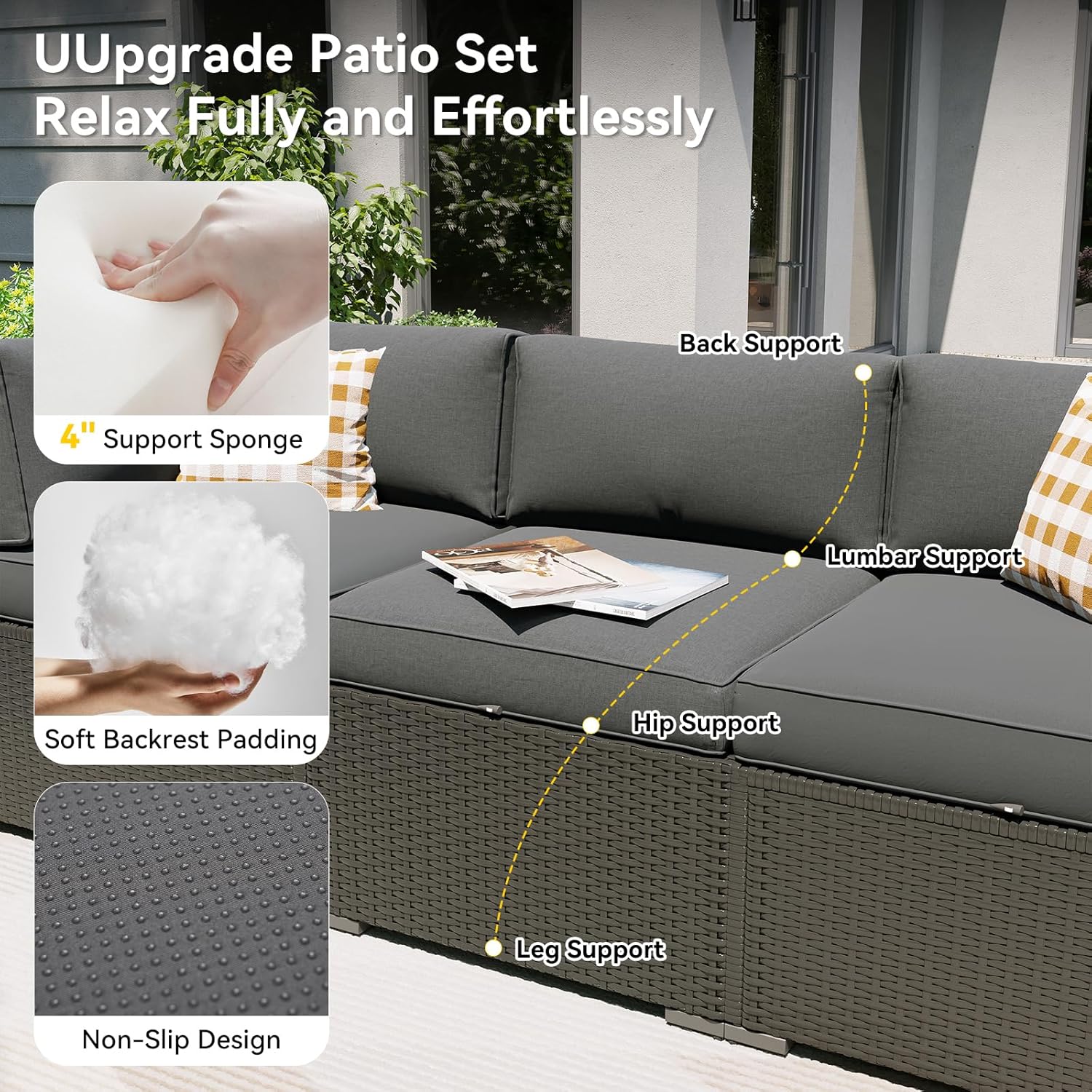 Patio Furniture Set with Fire  - Outdoor Furniture And Fire Pit บทวิจารณ์และราคา