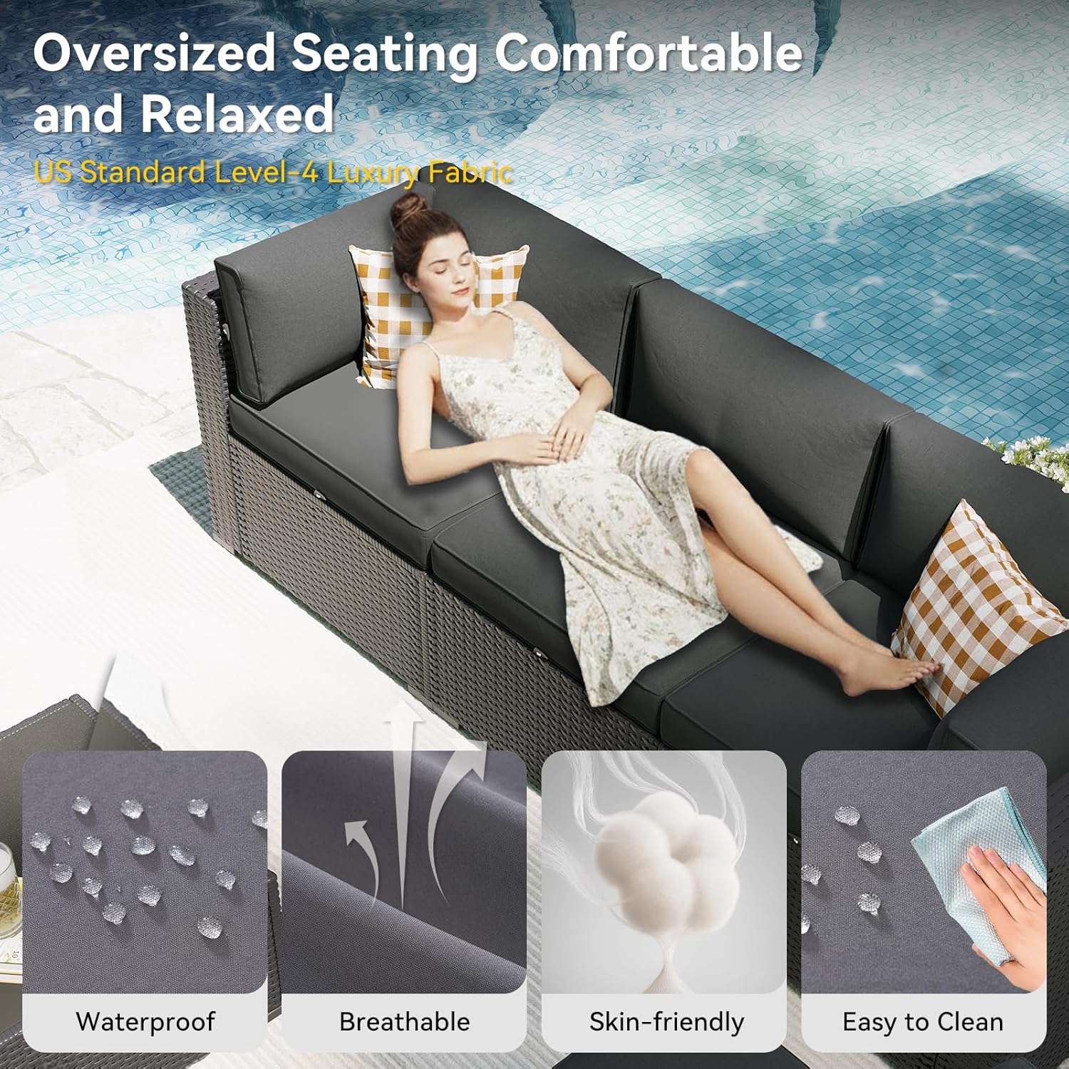 Patio Furniture Set with Fire  - Outdoor Furniture And Fire Pit บทวิจารณ์และราคา