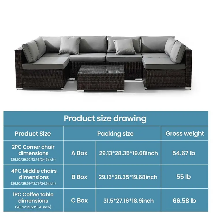 Practical Diverse Patio Rattan - Outdoor Furniture Factory บทวิจารณ์และราคา