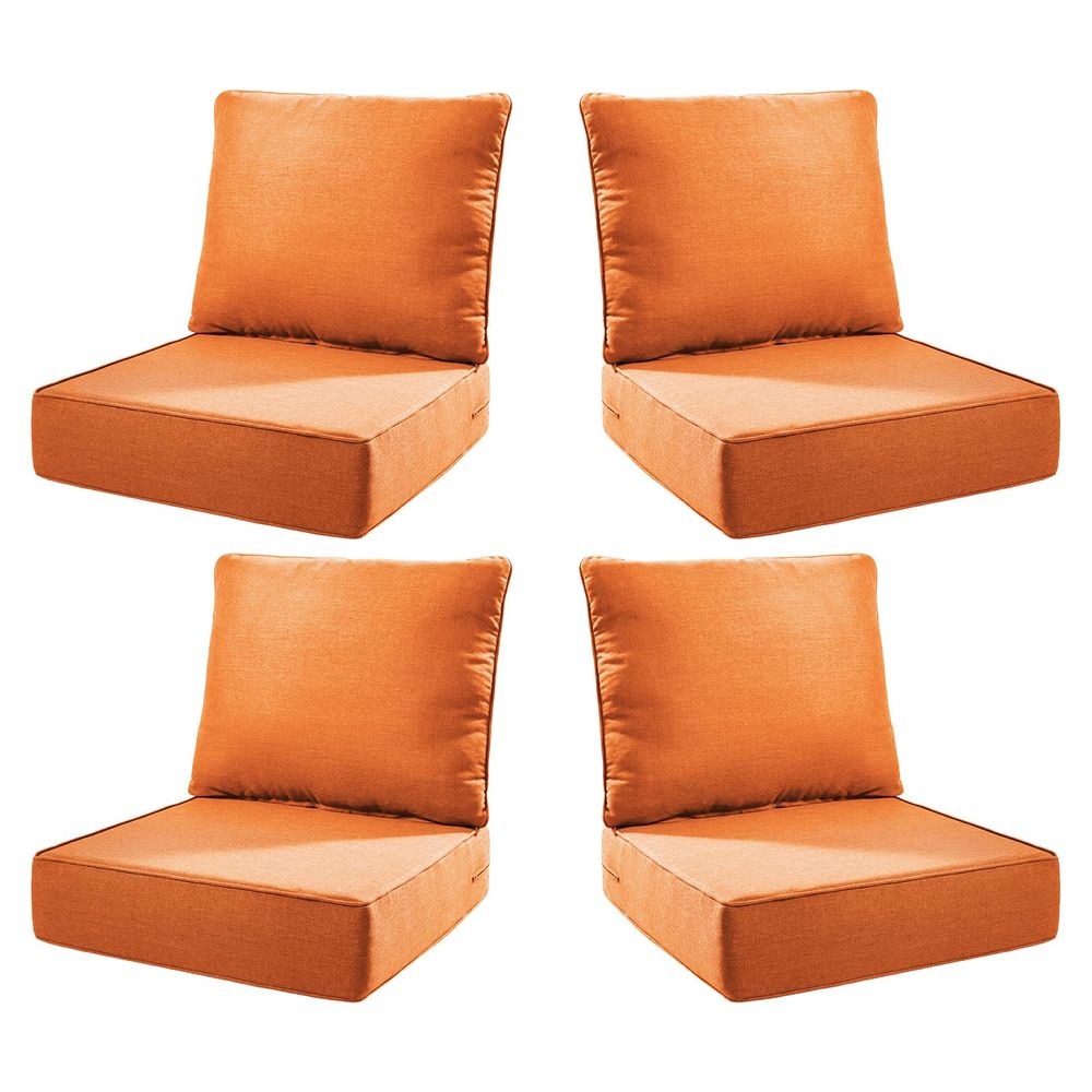 Outdoor Seat Cushions 4Piece S - Outdoor Furniture Cushions 24 X 24 บทวิจารณ์และราคา