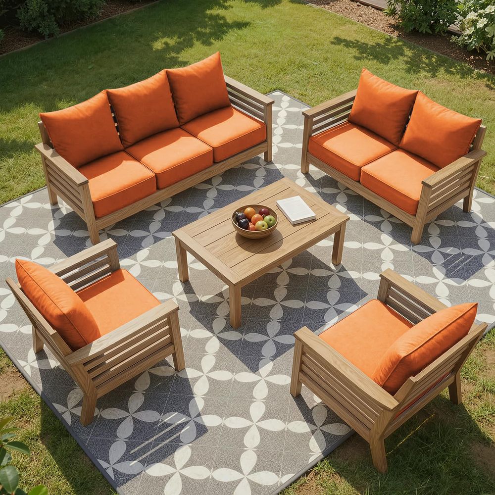 Outdoor Seat Cushions 4Piece S - Outdoor Furniture Cushions 24 X 24 บทวิจารณ์และราคา