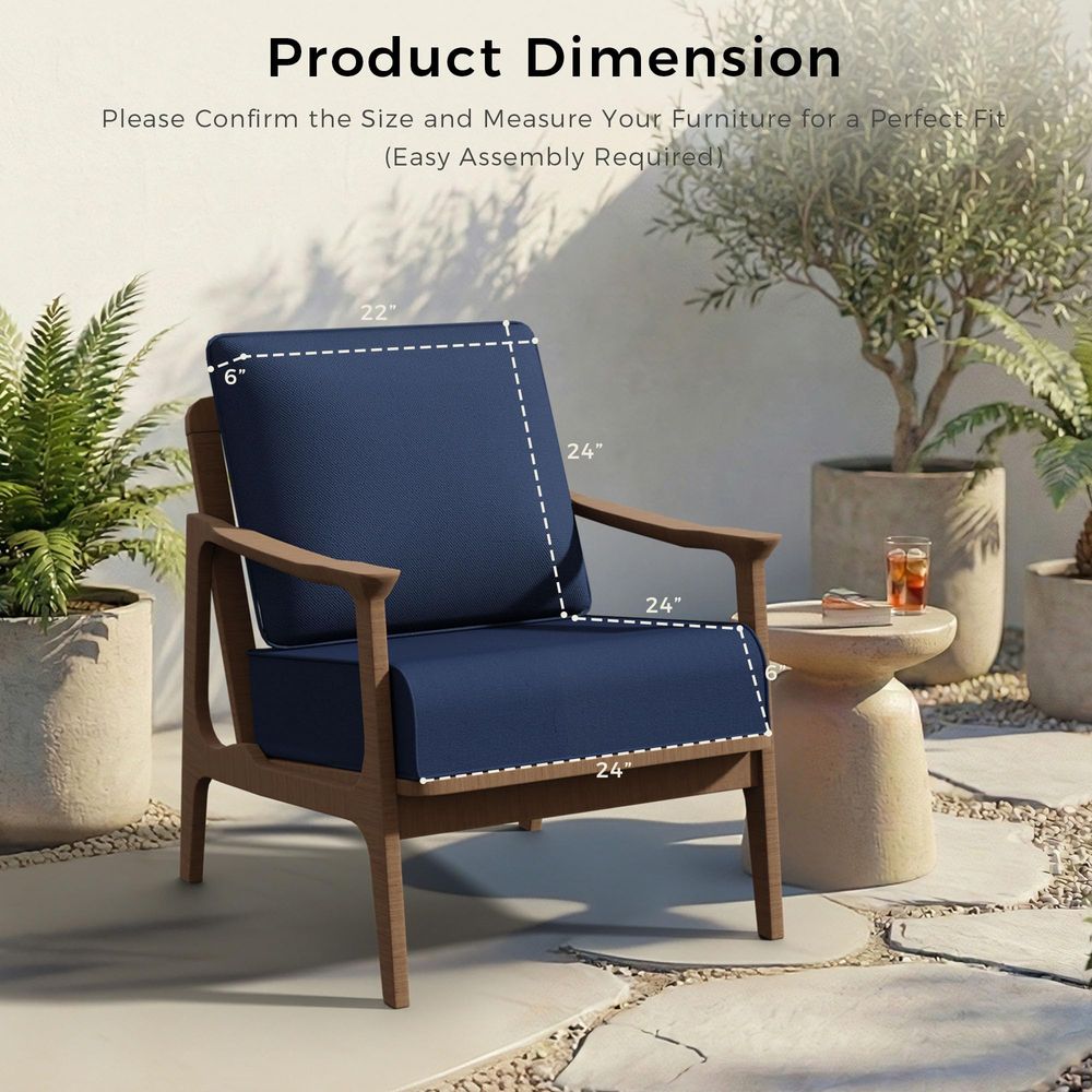 Furniture Cushions Set, 24x24  - Outdoor Furniture Cushions 24 X 24 บทวิจารณ์และราคา