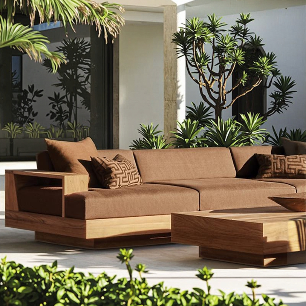 -Modern Luxury Leisure Teak Fu - Outdoor Furniture Factory บทวิจารณ์และราคา