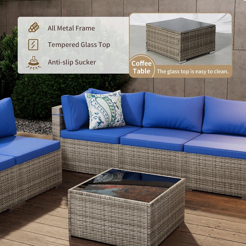 2 Piece Patio Furniture Set, O - Outdoor Furniture Without Cushions บทวิจารณ์และราคา