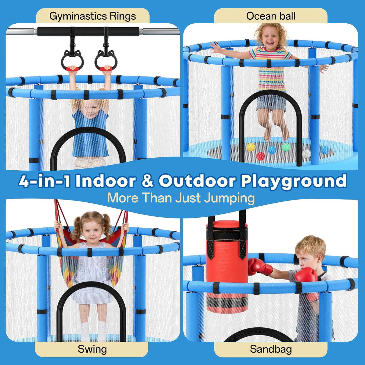 Toddler Trampoline,Trampoline  - Outdoor Furniture Designer บทวิจารณ์และราคา