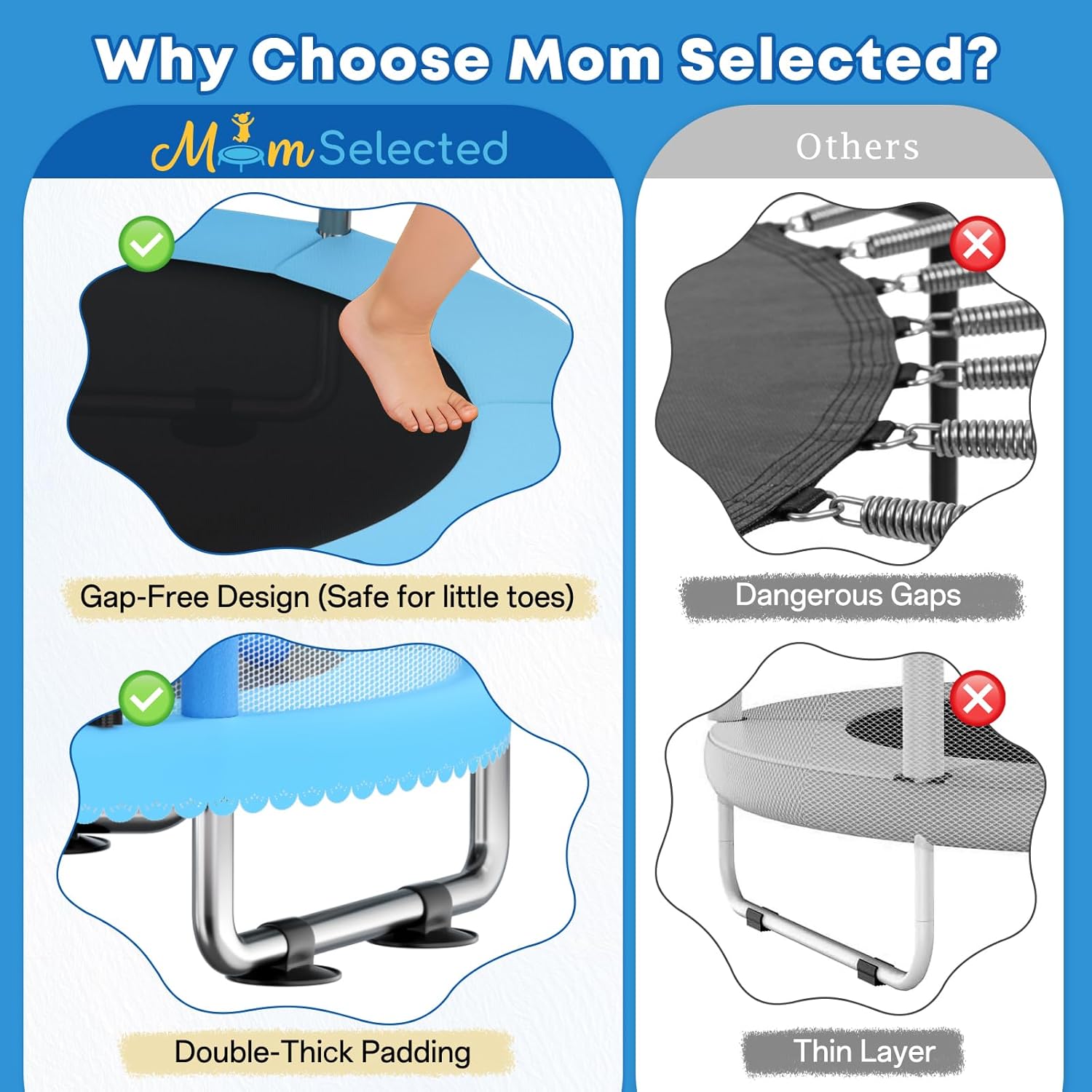 Toddler Trampoline,Trampoline  - Outdoor Furniture Designer บทวิจารณ์และราคา