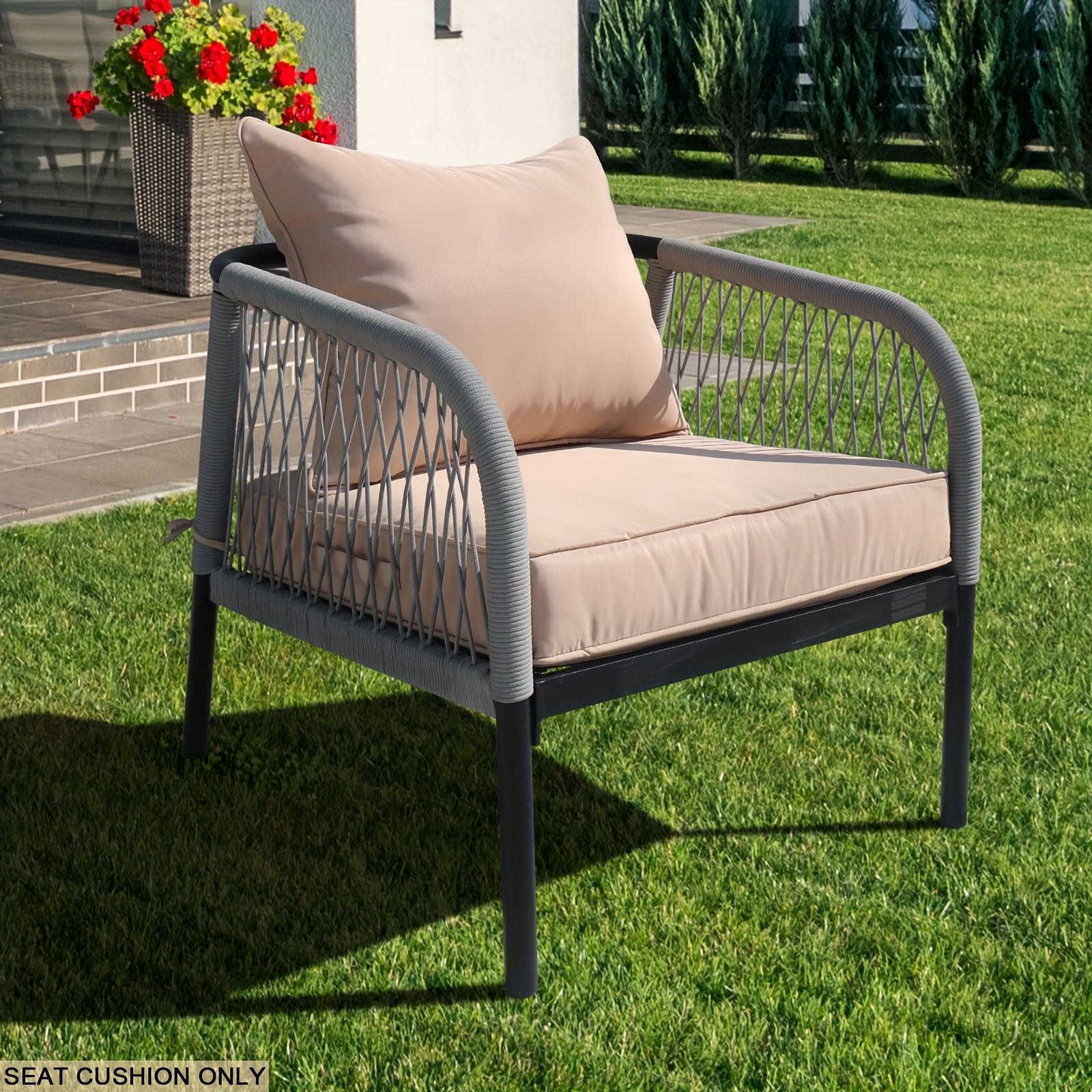 Outdoor Deep Seat Cushion Set  - Outdoor Furniture Cushions 24 X 24 บทวิจารณ์และราคา