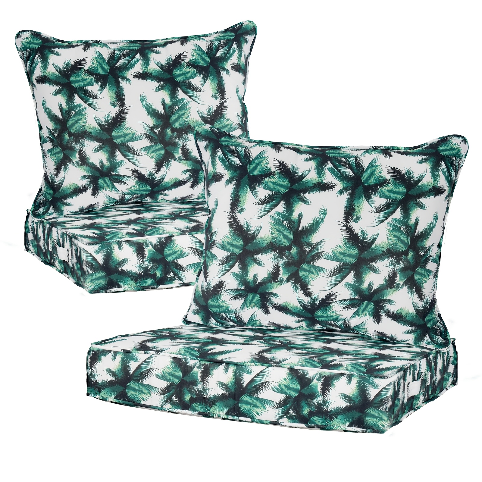 Outdoor Deep Seat Cushion Set  - Outdoor Furniture Cushions 24 X 24 บทวิจารณ์และราคา