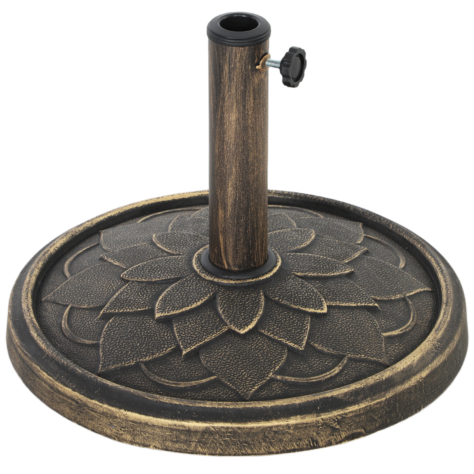 Round Patio Umbrella Base, 26  - Outdoor Furniture Year Round บทวิจารณ์และราคา
