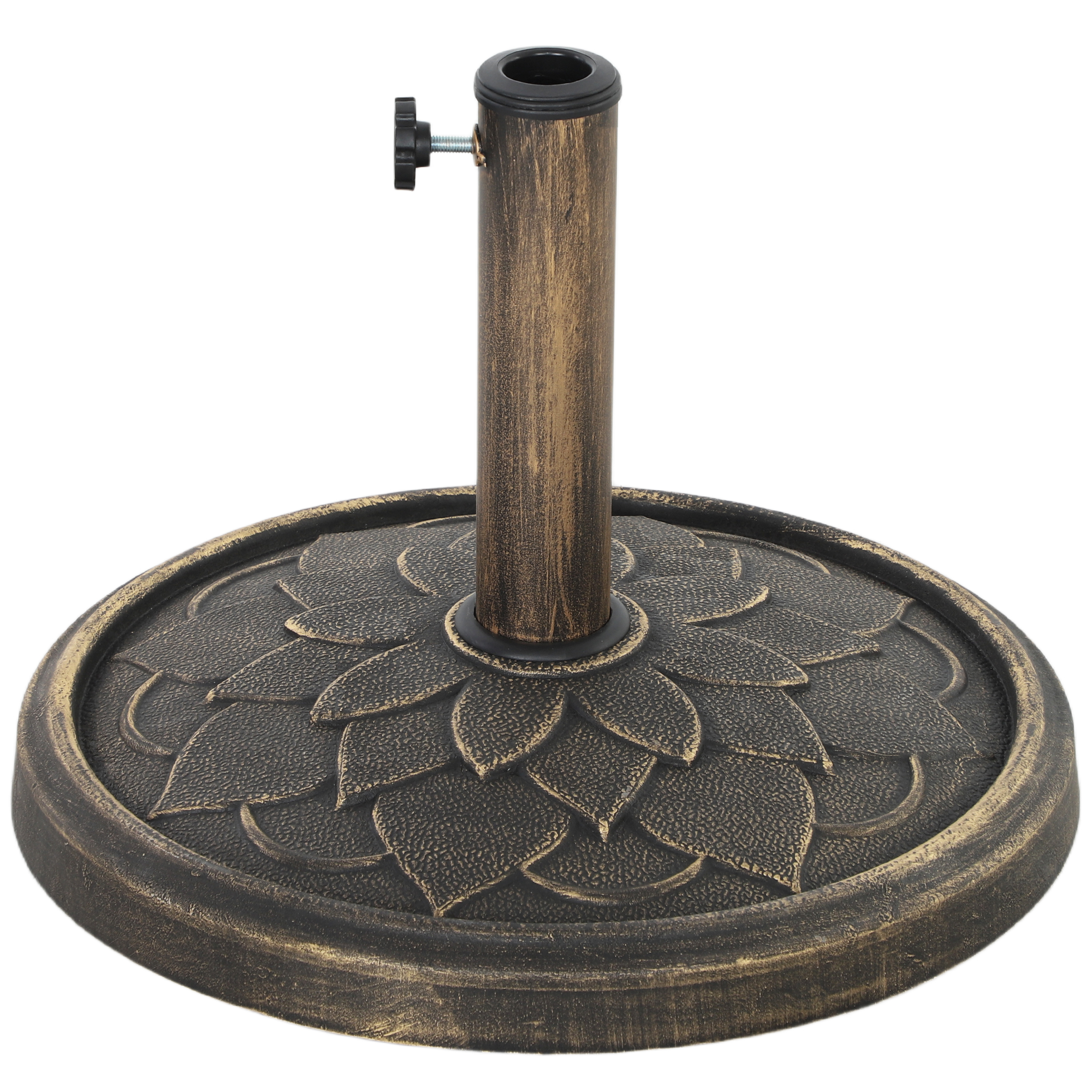Round Patio Umbrella Base, 26  - Outdoor Furniture Year Round บทวิจารณ์และราคา