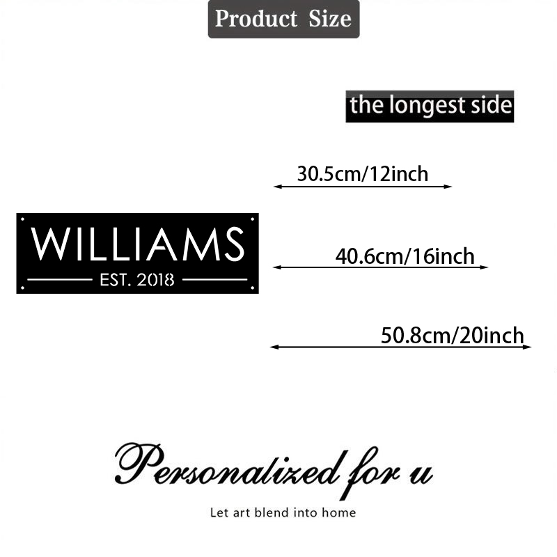 Personalized Metal Sign, Custo - Outdoor Furniture Metal บทวิจารณ์และราคา