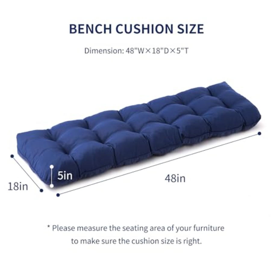 Outdoor Bench Cushion,,Waterpr - Outdoor Furniture Without Cushions บทวิจารณ์และราคา