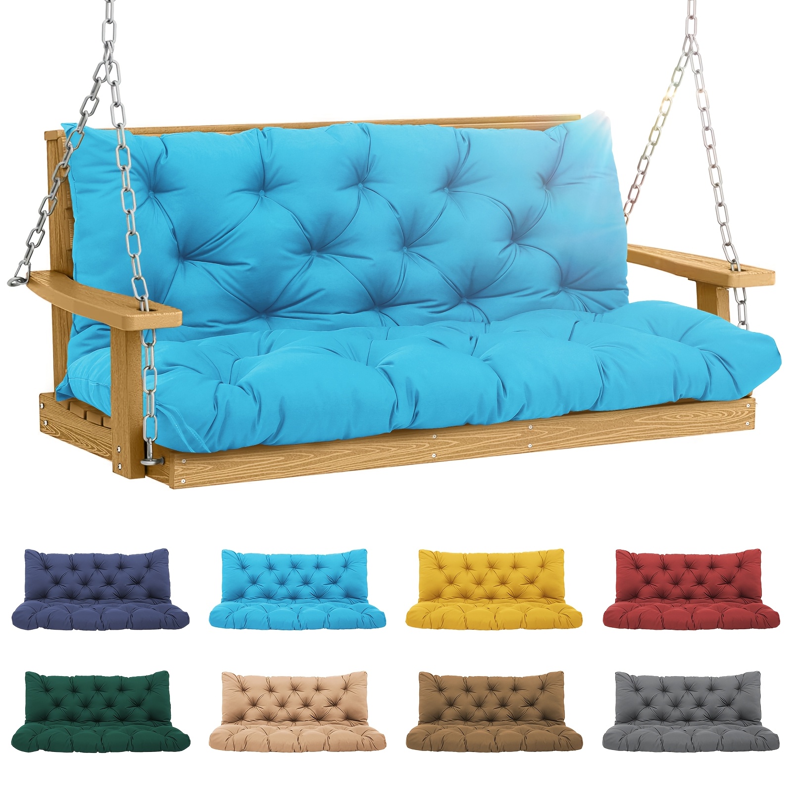 Porch Swing Cushions, Waterpro - Outdoor Furniture Without Cushions บทวิจารณ์และราคา