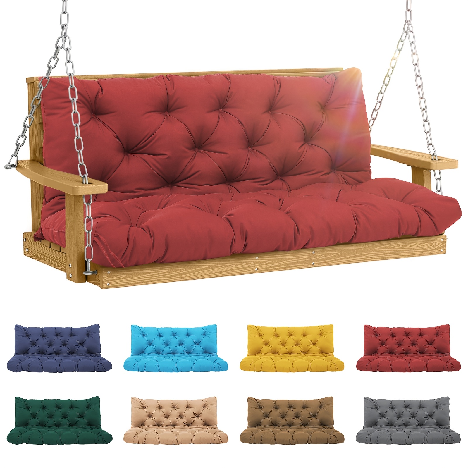 Porch Swing Cushions, Waterpro - Outdoor Furniture Without Cushions บทวิจารณ์และราคา