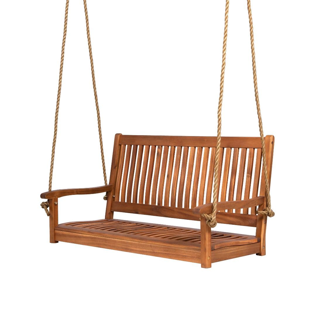 5ft Acacia Wood Porch Swing We - Outdoor Furniture Oil บทวิจารณ์และราคา