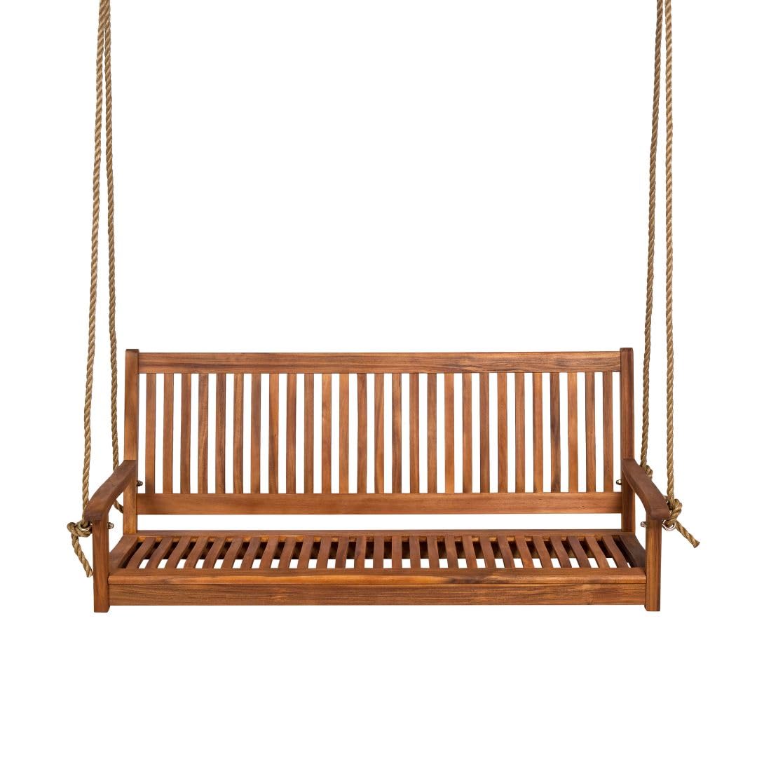 5ft Acacia Wood Porch Swing We - Outdoor Furniture Oil บทวิจารณ์และราคา