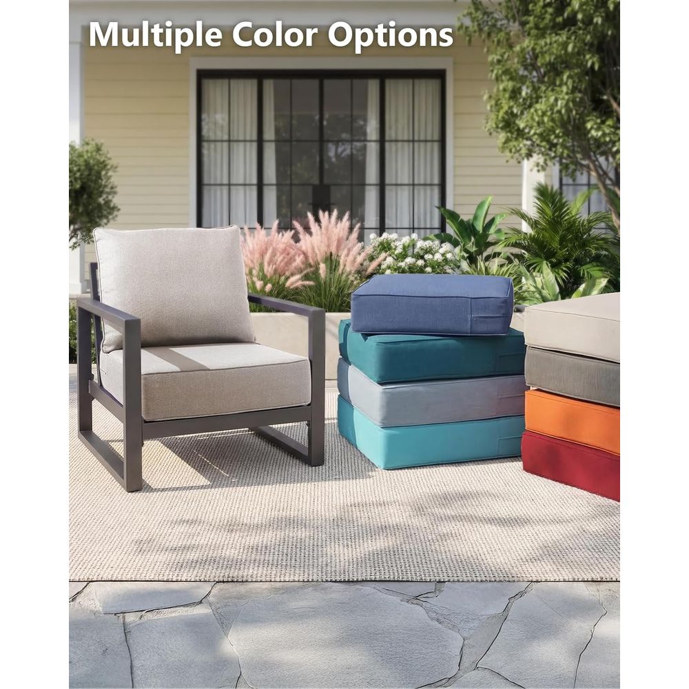 UV-Resistant, Waterproof Outdo - Outdoor Furniture Cushions 24 X 24 บทวิจารณ์และราคา
