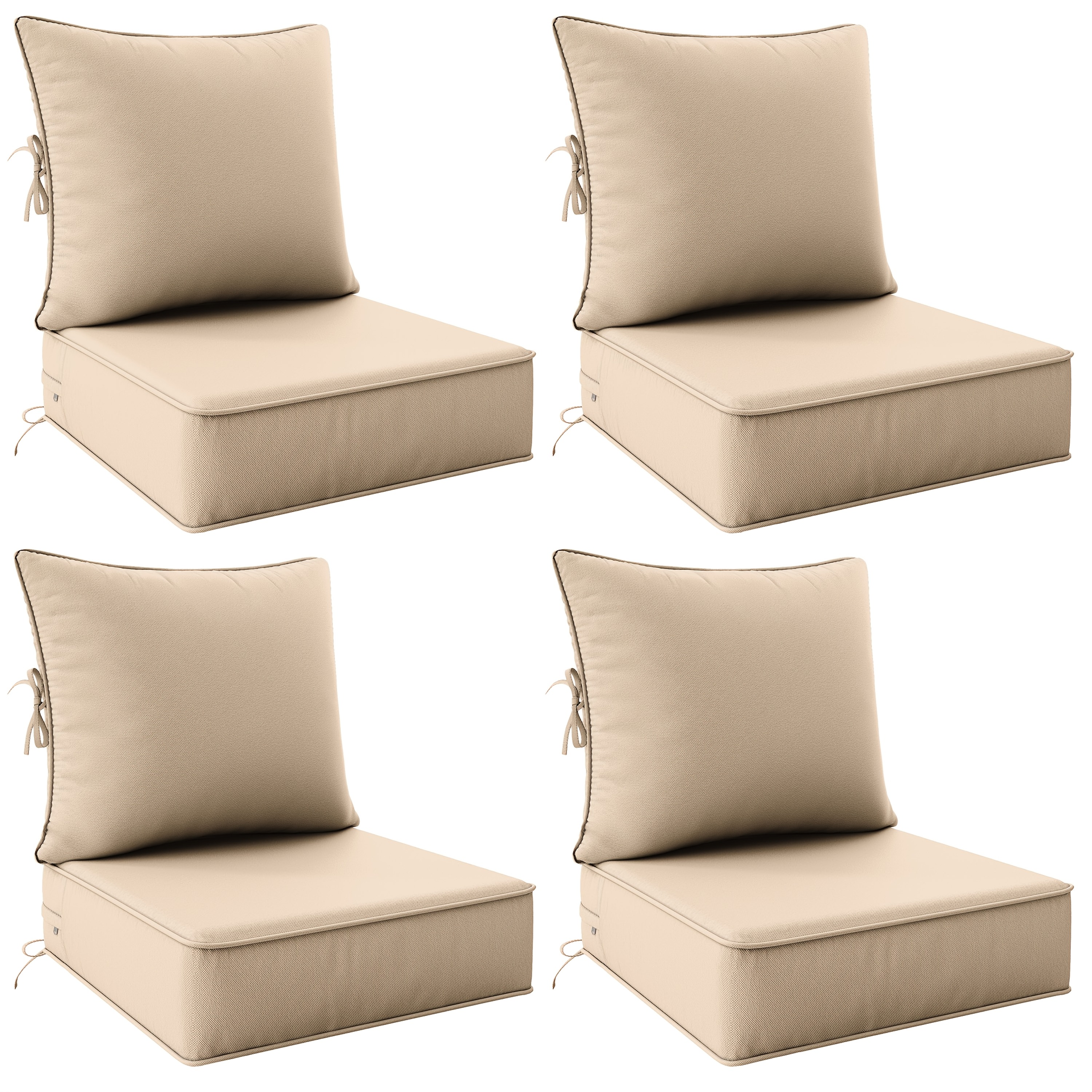 Outdoor Cushion Set of 1pc/2pc - Outdoor Furniture Without Cushions บทวิจารณ์และราคา