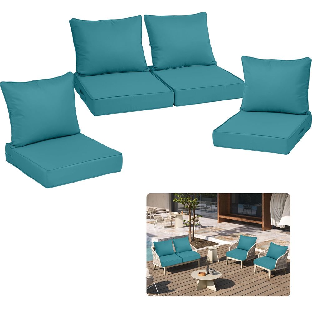 Chair Cushion, 24 x 24 Inch Wa - Outdoor Furniture Cushions 24 X 24 บทวิจารณ์และราคา