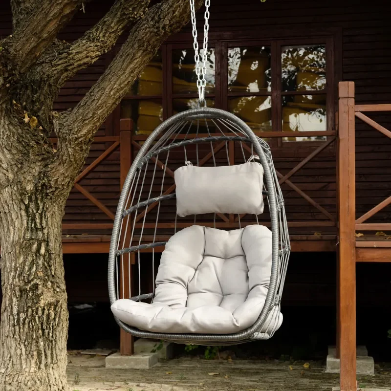 Outdoor Wicker Rattan Swing Ch - Outdoor Furniture Without Cushions บทวิจารณ์และราคา