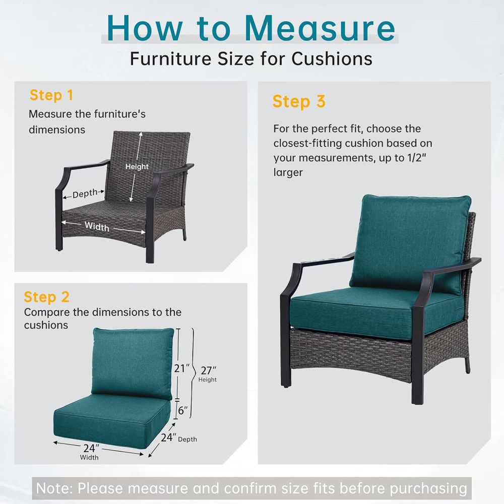 24 x 24 x 6 Inch Outdoor Seat  - Outdoor Furniture Cushions 24 X 24 บทวิจารณ์และราคา