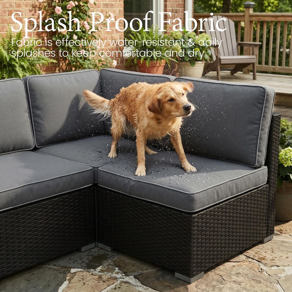 15 Piece Patio Furniture Set w - Outdoor Furniture And Fire Pit บทวิจารณ์และราคา